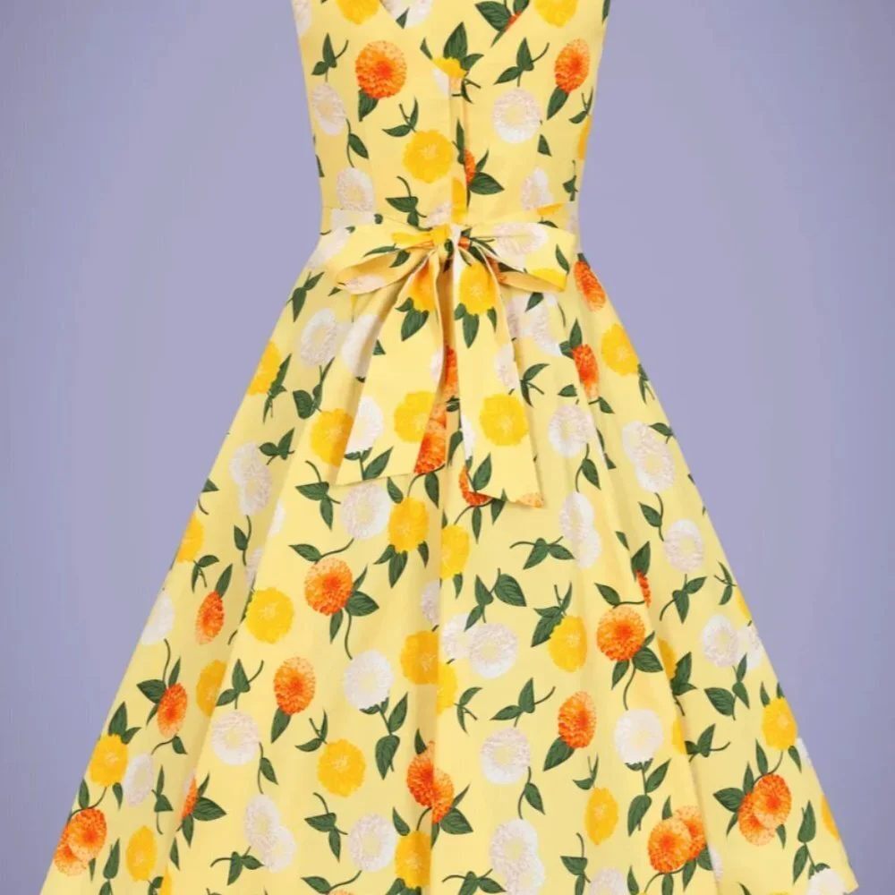 NWT Collectif Modcloth Frances Sunny Floral Swing Dress - Picture 2 of 3